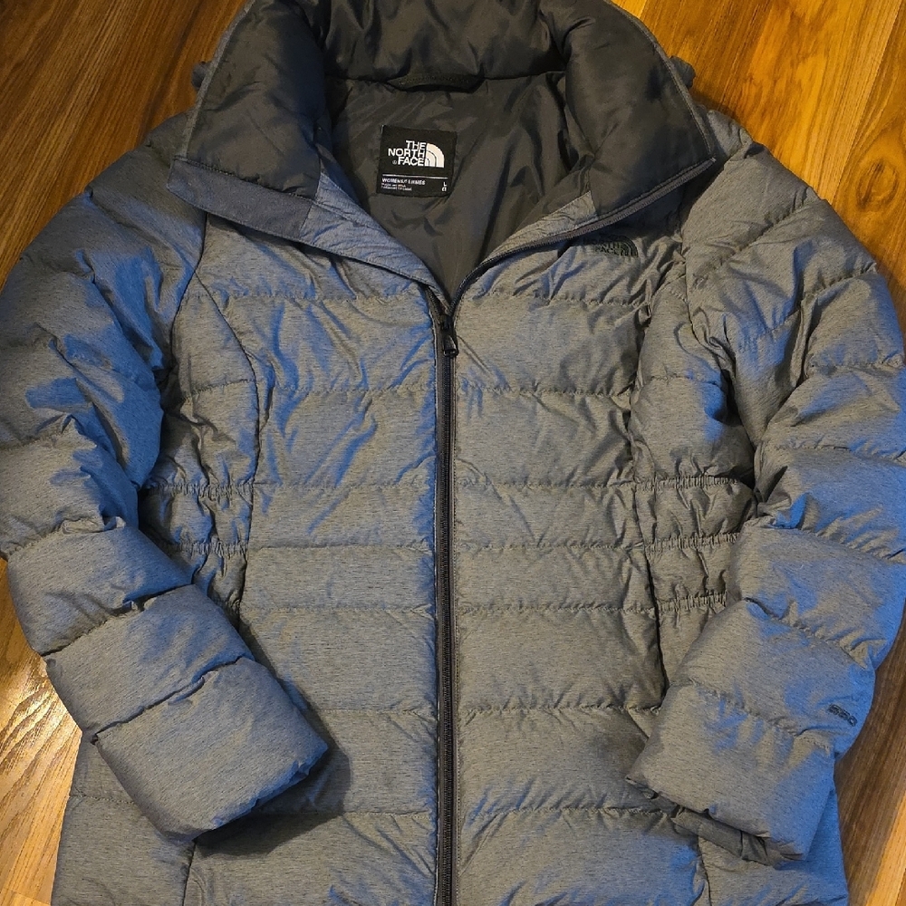 The North Face Gray Puffer Jacket